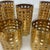 Metal 1960s Culver Ltd. “Cannella” Pattern Highball and Tumblers Glasses - Set of 18 For Sale - Image 7 of 8