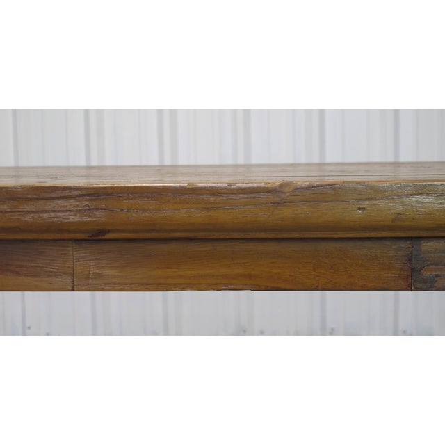 84" Long Antique Painting Table For Sale - Image 11 of 11