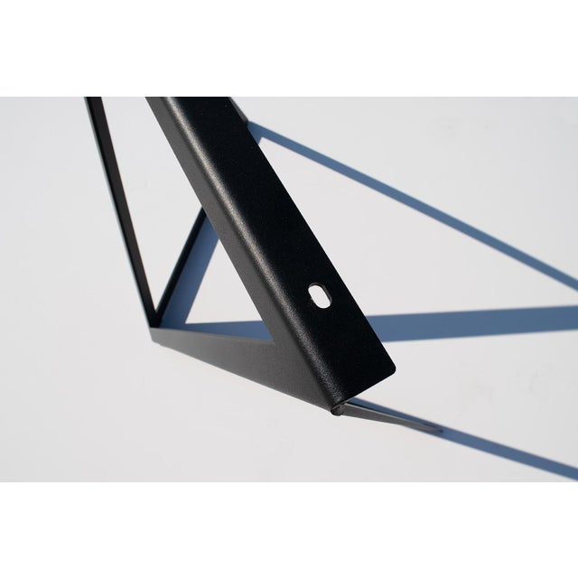 Early 21st Century Steel Stand in Dark Blue by Sebastian Scherer For Sale - Image 5 of 8