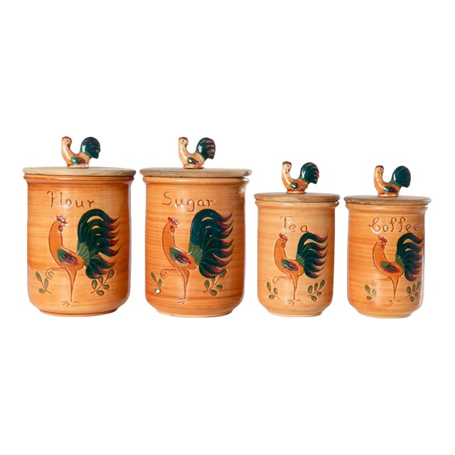 Mid 20th Century Pennsbury Pottery Canister Set For Sale