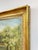 Textile Vintage Oil Painting Landscape Father Son Fishing River Impressionist on Canvas For Sale - Image 7 of 15