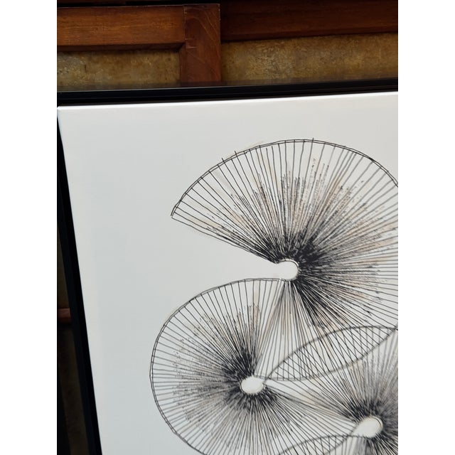 Textile Calligaris Kuadro Artworks, Set of Two For Sale - Image 7 of 12