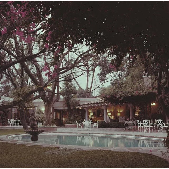 Bermuda Style (1957) Limited Estate Stamped (Photo By Slim Aarons) A swimming pool in the grounds of a house in Bermuda,...