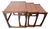 G-Plan Teak Nesting Table Set of 3 Quadrille Line For Sale