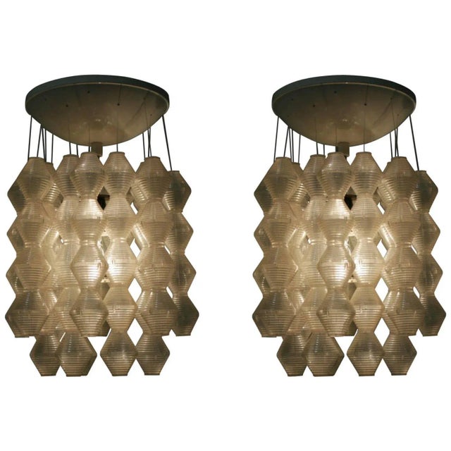 Mid-Century Pendant Lamps from Napako, Set of 2 For Sale - Image 8 of 8