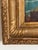 19th C French Painting in Ornate Heavy Gilt Gold Frame For Sale - Image 9 of 13