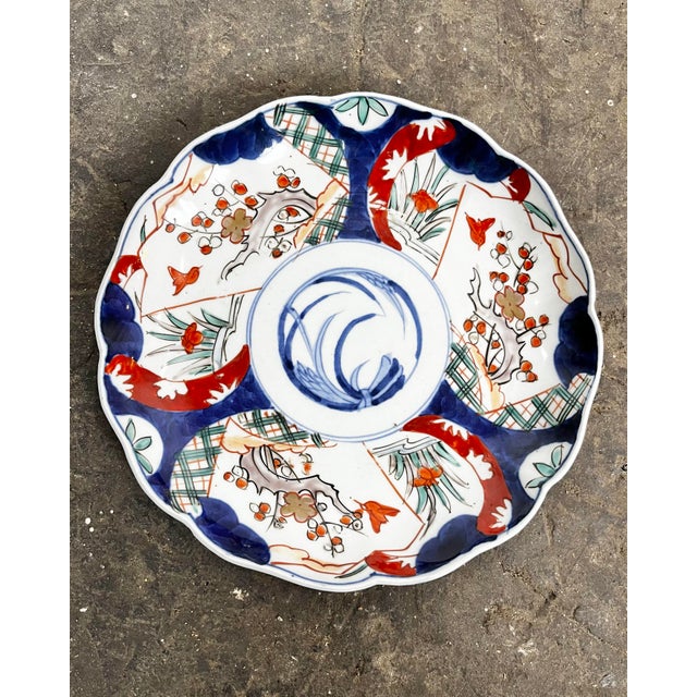 Antique Imari Plate For Sale - Image 4 of 10