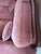 Pink Vintage Hollywood Regency Style Carved Wood Pink Upholstered Loveseat For Sale - Image 8 of 15