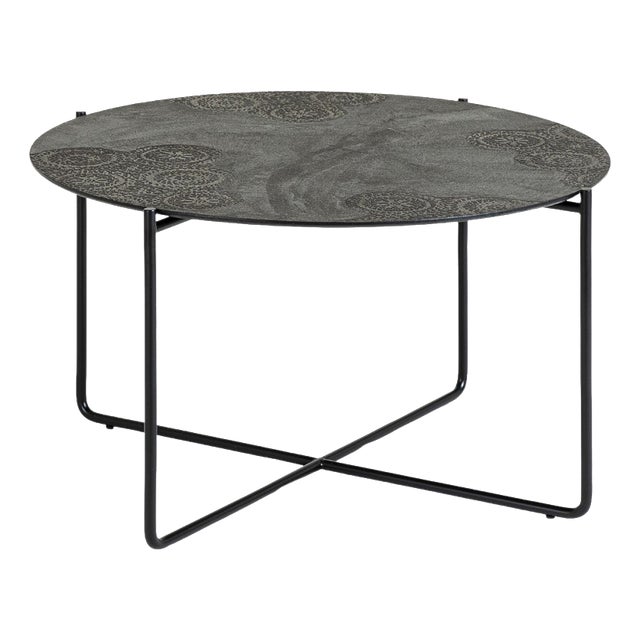 Dark Brown Geometric Isola 600 Coffee Table by Disain1971 For Sale