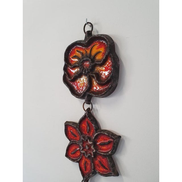 Ceramic Wall Plaque by Jan Van Erp, 1960s For Sale - Image 7 of 11