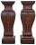 Antique Large Pair of 19th Century Neoclassical Jardinière Statue Stands – Marquetry Pedestal Tables with Ormolu Mounts...