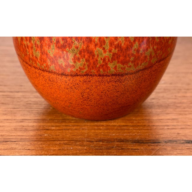 Vintage German Studio Pottery Vase by Pino Horst Pint for Satemin Keramik For Sale - Image 4 of 13