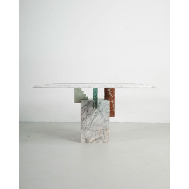 1980s Square Table by Pier Alessandro Giusti and Egidio Di Rosa Brugiana by Up&Up, 1980s For Sale - Image 5 of 6