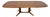 Vintage Danish Modern Teak Oval Dining Table For Sale
