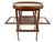A truly charming and unique French bar cart from around the 1930s, crafted from warm, rich mahogany. It’s a wonderful...