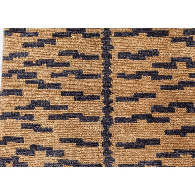 Modern Tiger Rug by Doris Leslie Blau Size: 2'0" × 3'0" (60 × 91 cm) Color: Black, Brown, Beige Exclusively available at...