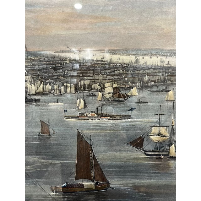 New York City 1855 Monumental Aquatint Jw Hill For Sale - Image 10 of 12
