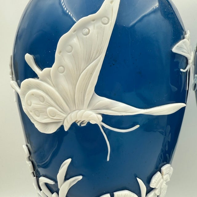Chinese Peking (Beijing) Glass Vases, Pair For Sale - Image 11 of 14