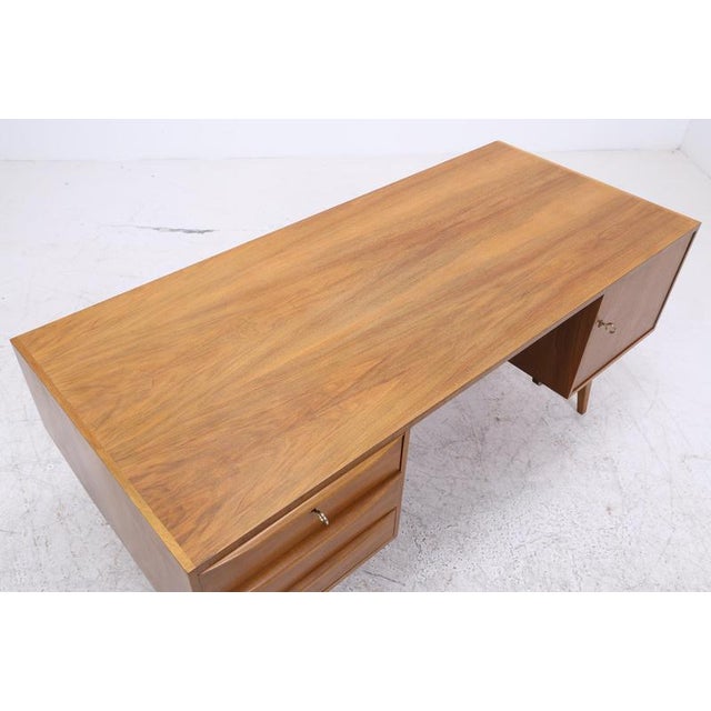 Wood Vintage Desk in the style of Hellerau For Sale - Image 7 of 18