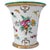 Vintage Chinese Export Porcelain Cachepot – Botanical Fruit & Butterflies Motif With Gilt Trim For Sale - Image 10 of 10