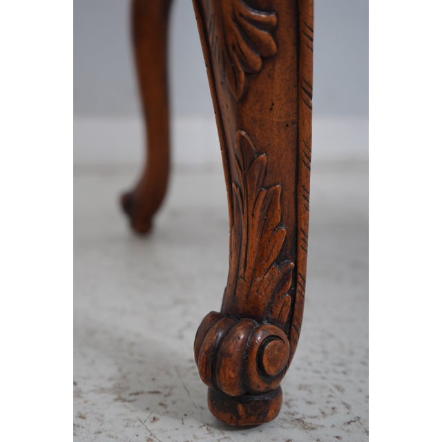 Pair Lineage French Louis XV Style Cane Back Open Fauteuil Armchairs For Sale - Image 10 of 12