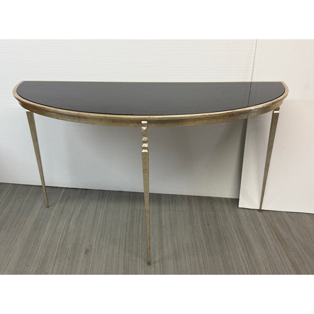 Design Plus Gallery presents the LeClair Console Table from Christopher Guy. An elegant console table with a black glass...