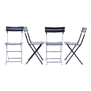 Celestina Foldable Chairs by Marco Zanuso for Zanotta, 1978, Set of 4 For Sale