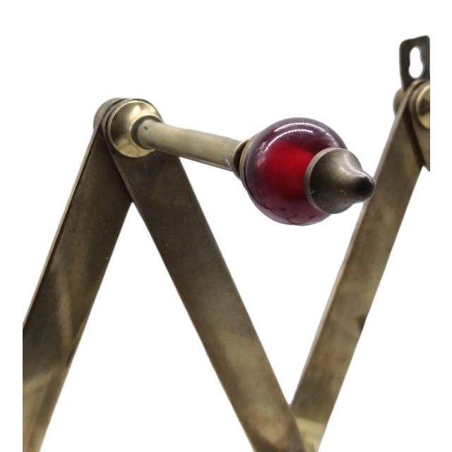 Metal AT4 Wall Coat Rack by by Luigi Caccia Dominioni for Azucena, 1950s For Sale - Image 7 of 8