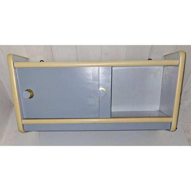 1950s Small Mid-Century Modern Wall Cabinet, 1950s For Sale - Image 5 of 9