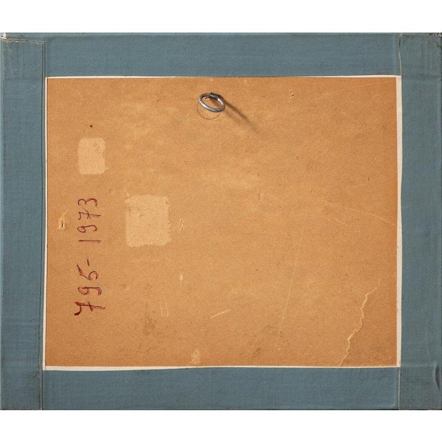 Maurice Blond, Resting Horse, Coloured Pencil on Paper, 1973 For Sale - Image 7 of 8