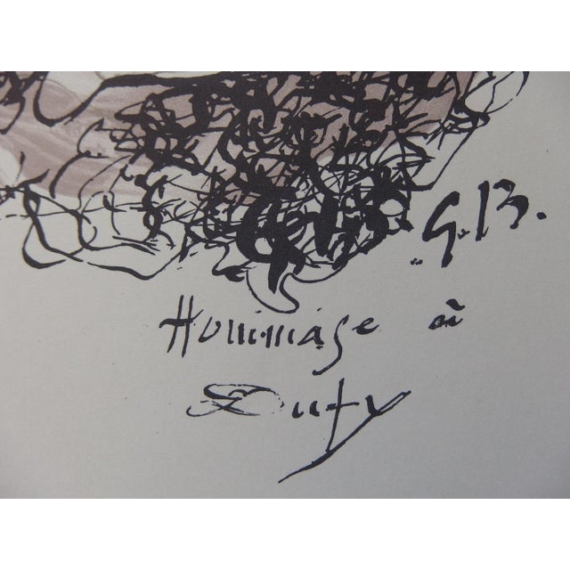 Modern Georges Braque, Composition with Birds, Lithograph For Sale - Image 3 of 5