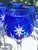 Glass Vintage Set of 9 Horst Belda Germany Sapphire Cut-to-Clear Wine Hocks With Matching Decanter - 10 pcs For Sale - Image 7 of 12
