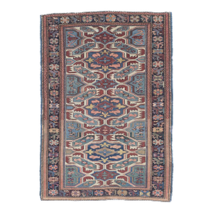 Fine Antique Caucasian Kuba Rug 3’7” X 5’1”