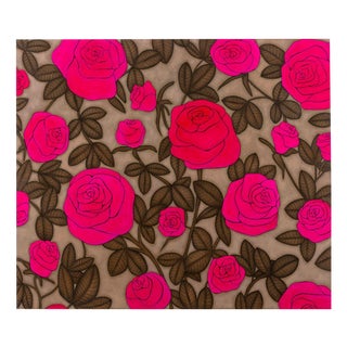 Zane Luse, Pink Roses, Oil on Canvas, 2000 For Sale