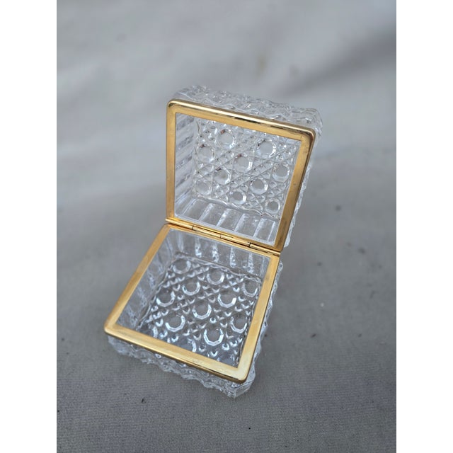 1940s Crystal Jewel Box For Sale - Image 4 of 8