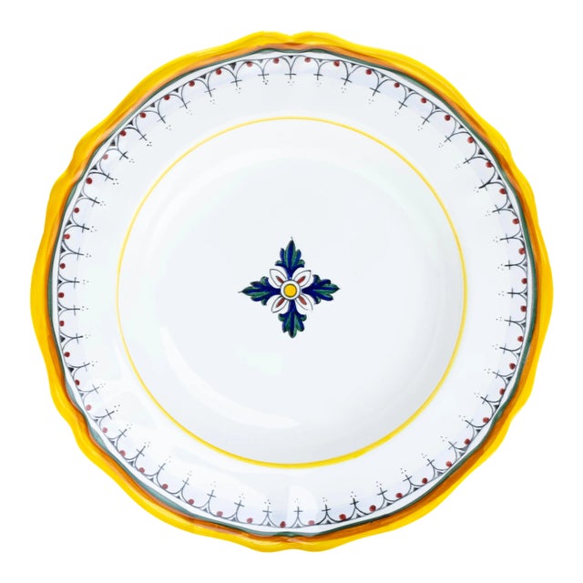 This beautiful Ricco Deruta design on the Full Design Pasta/Soup Bowl Set of 4, is an interpretation of an original 16th...