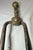 17th Century Antique 18th Century Wrought Iron Turned Brass English Fireplace Tongs Tool 22 For Sale - Image 5 of 9