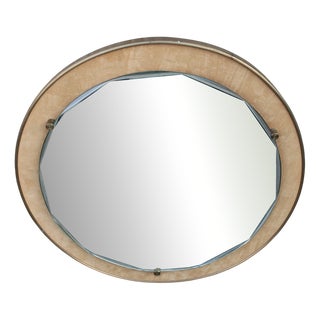Italian Round Mirror by Santambrogio & De Berti, 1950 For Sale
