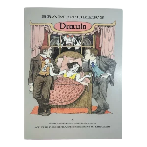1990s Illustrated Quarto Softcover, Bram Stoker's Dracula a Centennial Exhibition at the Rosenbach Museum & Library - 2 Pieces