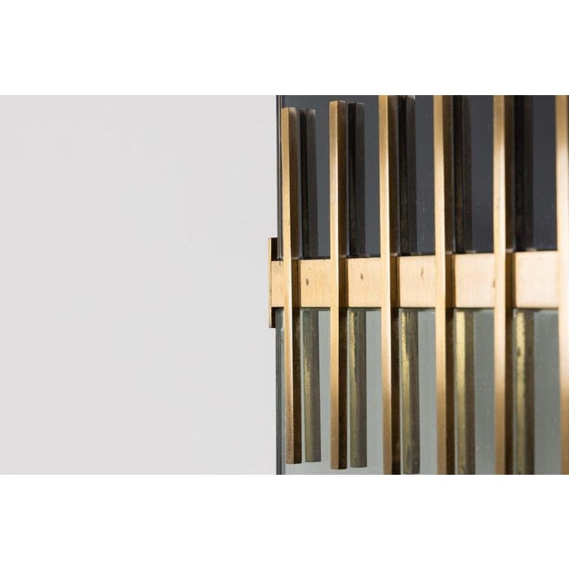 Italian Wall Mirror attributed to Ettore Sottsass for Santambrogio & de Berti, 1957 For Sale - Image 9 of 18