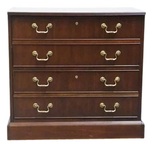 Mount Airy Sold Mahogany Traditional Style 31" File Cabinet