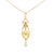 Victorian 19th Century Victorian 9k Old Mine Cut Diamond and Natural Pearl Hand-Engraved Lavalier For Sale - Image 3 of 5
