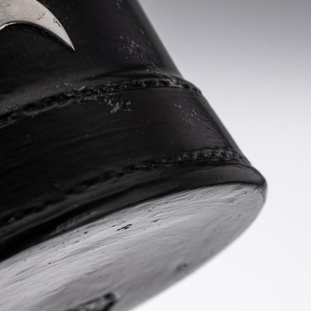 20th Century Silver & Royal Doulton Blackjack Mug, Asprey & Co, c.1941 For Sale - Image 11 of 14