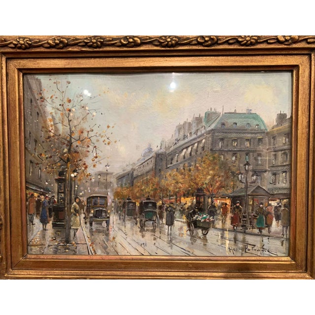 Pair Early 20th Century French Paris Gouaches Signed Henry La Touche For Sale In Dallas - Image 6 of 13
