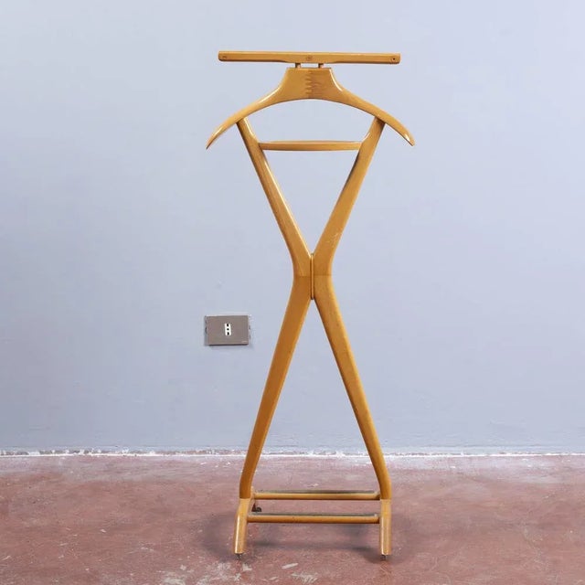 Light Wood Clothes Rack by Reguitti Brothers For Sale - Image 9 of 9