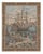 This tapestry represents a 17th Century scene of the ancient port of Venice in Italy. In a busy quayside scene, local...