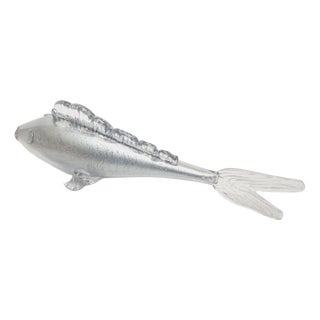 Glass Fish Figurine, Czechoslovakia, 1960s For Sale