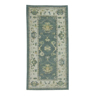 Turkish Oushak Rug 4' x 8'1" #18127 For Sale