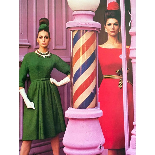 Antonia+Simone Chez Le ウィリアム クライン ポスター William Klein Vintage 1980 Lithograph Photo Print French