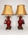 Hollywood Regency 1970s Hollywood Regency Frederick Cooper Red Lamps With Silk Tassels, a Pair For Sale - Image 3 of 13